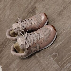 New Balance Women's Blush Pink Retro Runner Sneakers